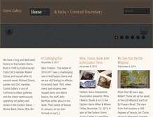 Tablet Screenshot of coonsgallery.com